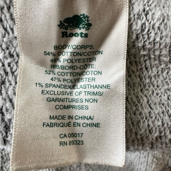 Roots Grey Full Zip Sweater Size XXL - Picture 9 of 12